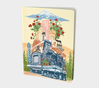 Portland, Oregon - "Rose City Column" - Notebook