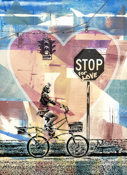 Directions to Love – (Stop for Love) – Postcard