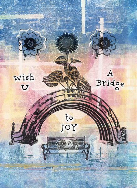 Wish U a Bridge to Joy – Postcard