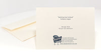 Portland Oregon Notecard -- Watching Over the Rose City -- Folded Greeting Card -- Set of 8