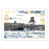 Portland Vibe – Postcard – Set of 4 of Same Design – Set of Portland & Oregon Cards