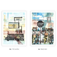 Urban Messages Postcards – Set of 12 - Send Encouragement, Joy, Support, Dreams, Love, Inspiration, and Good Energy