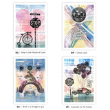 Directions to Love – (Stop for Love) – Postcard – Set of 4 of Same Design – Or Choose Custom Mixed Set