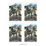 Take In Mountain Air – (Can't Stop this Feeling) – Mt. Hood National Park – Postcard – Set of 4 of Same Design – Or Choose Custom Mixed Set