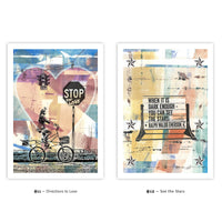 Urban Messages Postcards – Set of 12 - Send Encouragement, Joy, Support, Dreams, Love, Inspiration, and Good Energy