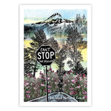 Portland, Oregon Vibes Postcards – Set of 6 – The Rose City, Mt Hood, Pacific Northwest