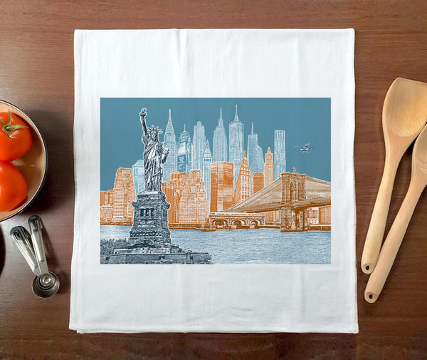 New York City Cityscape Towel – Skyline View of NYC