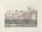 Morrison Bridge, Maroon, Pigment Print, 8.5x11, old version