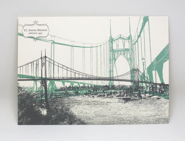 St. Johns Bridge Postcard