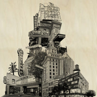 Short Tower of Portland - Wood Print
