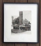 Portland Etching -- Portland Icons -- Hand-Printed -- Photographic Etching