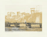 Portland Oregon Bridges -- Color Bridge Art Prints -- 8.5x11 & 11x14