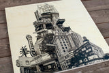 Short Tower of Portland - Wood Print