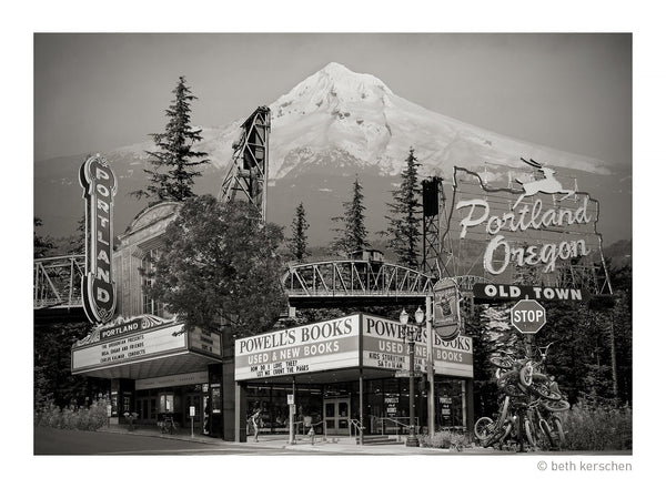 Portland Archival Pigment Print - Portlandmark -- Photomontage -- Limited Edition Fine Art Print -- Photo Collage