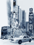 NYC Archival Pigment Print -- Walking Through Times Square -- Photomontage -- Limited Edition Fine Art Print -- Photo Collage