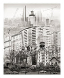 Portland Archival Pigment Print -- Portland in Flux -- Photomontage -- Limited Edition Fine Art Print -- Photo Collage