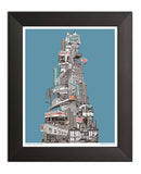 Portland Art Print – Chromatic Tower of Portland
