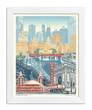 Chicago, Illinois - Art Print & Canvas Wrap - Vintage Vibe - The Windy City
